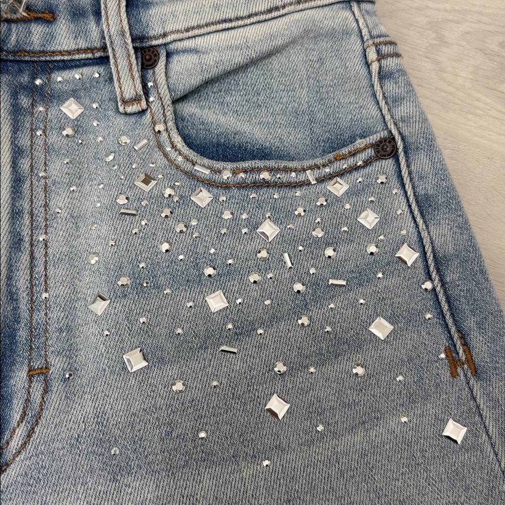VICI The No Boys Embellished Straight Leg Jeans - Picture 11 of 13